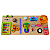 Painel Sensorial Montessori Coordenação Motora Educativo 30x70cm - Imagem 3