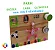 Painel Sensorial Montessori Girafinha 8 Atividades 40x30cm - Imagem 2