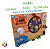 Painel Sensorial Montessori Tiro Ao Alvo 8 Atividades 40x30cm - Imagem 3
