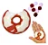 Taba Squish Donut Rosquinha Chocolate Sensorial - Imagem 1