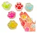 Kit 5 Mini Taba Squish Patinhas Cachorro Kawaii Tik Tok - Imagem 1