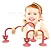 Brinquedo Passatempo Com Ventosa Bebê Sensorial Montessori - Imagem 8
