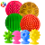 Kit 8 Pçs Brinquedo Sensorial De Texturas Silicone Autismo - Imagem 4