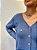 Cardigan Azul Bordado- M - Imagem 2