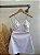Vestido Branco Acetinado - PP - Imagem 1