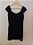 Vestido Canelado Preto - M - Imagem 3