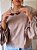 Blusa Bufante Marrom - M/G - Imagem 3