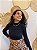 Cropped Canelado Preto - P - Imagem 1