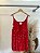 Vestido Vermelho Floral - M - Imagem 5
