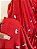 Vestido Vermelho Floral - M - Imagem 7