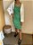 Vestido Canelado Verde - P - Imagem 3