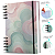 Caderno De Anotações Capa Dura Coleção Clean Curvas Aquarela - Imagem 2