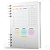 Planner Visão Semanal Mensal Capa Dura Coleção Cute Rainbow - Imagem 8