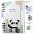 Agenda Creche Infantil Capa Dura Cuidado Diário Menino Panda - Imagem 2