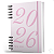 Agenda 2026 Capa Dura Organização Pessoal Anual Rosa Soft - Imagem 1