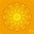 Mandala Zodíaco Amarela - Imagem 1