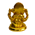 Mini Ganesha Dourado - Imagem 2
