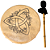 Tambor Lakota Xamânico Triquetra - Imagem 2