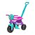 Carrinho De Passeio E Pedal Infantil Triciclo Kemotoca Baby Dog Kendy Brinquedos Roxa/Tiffany - Imagem 1