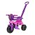 Carrinho De Passeio E Pedal Infantil Triciclo Kemotoca Baby Dog Kendy Brinquedos Rosa/Lilás - Imagem 1