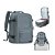 Mochila De Viagem Trip 40L Com Compartimento para Notebook, Saída USB, Bolso Secreto e Alças Acolchoadas Nautika - Imagem 3