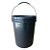 BALDE PLASTICO C TAMPA PRETO 20L - Imagem 1