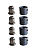 KIT 4 BUCHA FERRO E  BUCHA DE NYLON CAIXA ADUBO C/ANEL - 06070041 06070042 - Imagem 1