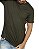 Camiseta Básica de Algodão Verde - Imagem 3