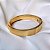 Bracelete Liso Dourado - Imagem 2