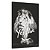 Quadro Decorativo Leão de Judá Cruz Yeshua Black - Imagem 2