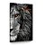 Quadro Decorativo Lion Of Judah Black Metade Rosto para Sala - Imagem 2