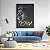 Quadro Decorativo Leão de Judá Black Yeshua Dourado Luxo - Imagem 1
