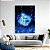Quadro Decorativo Bitcoin Blue Luxo Escritório Sala - Imagem 1