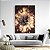 Quadro Decorativo Bitcoin Dourado Luxo Escritório Sala - Imagem 1