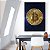Quadro Decorativo Bitcoin Azul Marinho Luxo Escritório Sala - Imagem 4