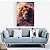 Quadro Decorativo Leão Rosto Épico no Céu - Imagem 3
