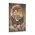 Quadro Decorativo Leão Color 3D Pintura Luxo - Imagem 2