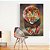 Quadro Decorativo Leão Color 3D Pintura Luxo - Imagem 5
