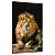 Quadro Decorativo Leão de Judá Deitado Luxo - Imagem 2