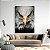 Quadro Decorativo Águia Rosto Imponente Luxo - Imagem 1