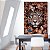 Quadro Decorativo Onça Pintada Flores Luxo - Imagem 4