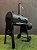 Pit Smoker Hunter - Fluxo Reverso - 2 Grelhas Inox + Bancada - Imagem 2