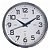 Relógio De Parede Redondo Metalizado Cromo 22,5cm - Imagem 1
