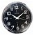 Relógio De Parede Redondo Metalizado Cromo 22,5cm - Imagem 5