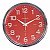 Relógio De Parede Redondo Metalizado Cromo 22,5cm - Imagem 7