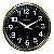 Relógio De Parede Redondo Dourado Metalizado 22,5cm - Imagem 5