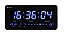 Relogio Parede Digital 47 Cm Led Azul Herweg 6492 Termômetro - Imagem 3