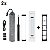 Kit 2 Bastões de LED Nanlite Pavotube II 6C + 2 Grid Eggcrate/ Difusor - Imagem 2