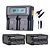Kit Batmax Carregador Duplo + 2 Baterias NP-F960/970 Pro-USB - Imagem 1