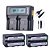 Kit Batmax Carregador Duplo + 2 Baterias NP-F750/770 - Imagem 2